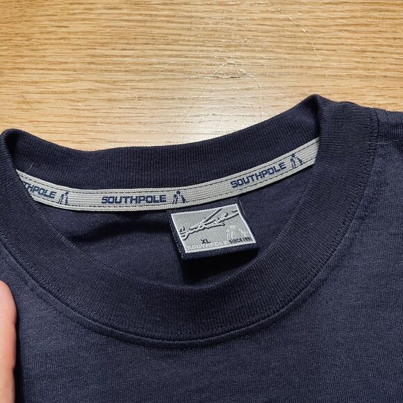 Southpole Cobra Hip Hop Urban Streetwear Shirt Sz XL Blue 2000s VINTAGE Y2K - Picture 6 of 8